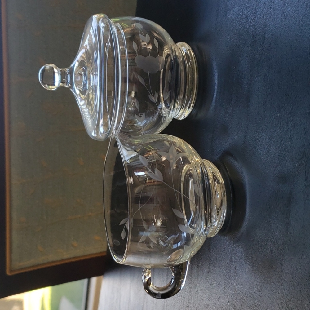 Princess House sugar & creamer